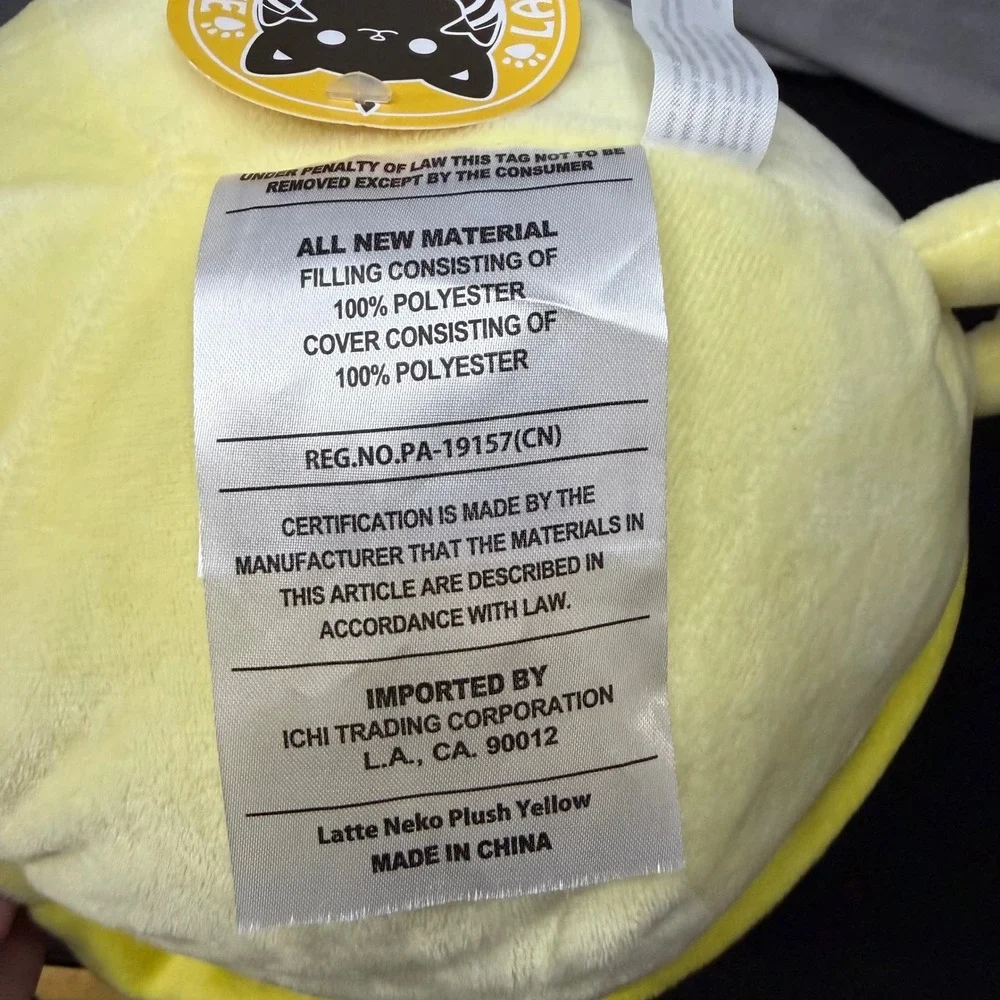 Ichi Trading Latte Neko Plush Toy Unisex‎ 11